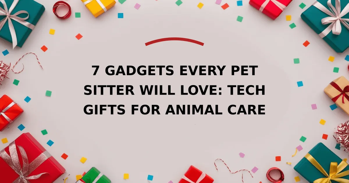 7 Gadgets Every Pet Sitter Will Love: Tech Gifts for Animal Care